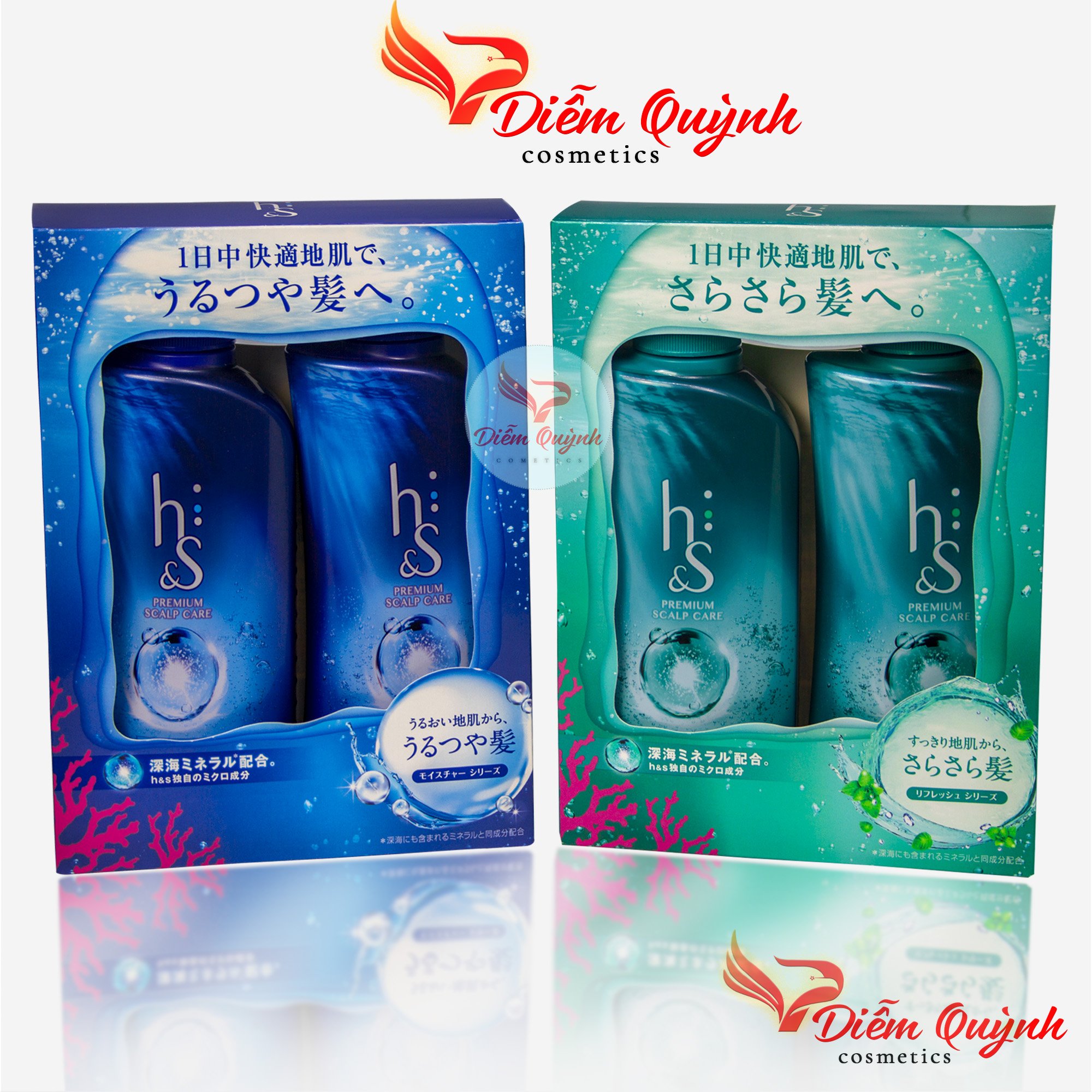 Bộ Dầu Gội Xả HS Nhật Bản Set Dầu Gội Xả Hs Nhật Bản Sẵn 2 Màu