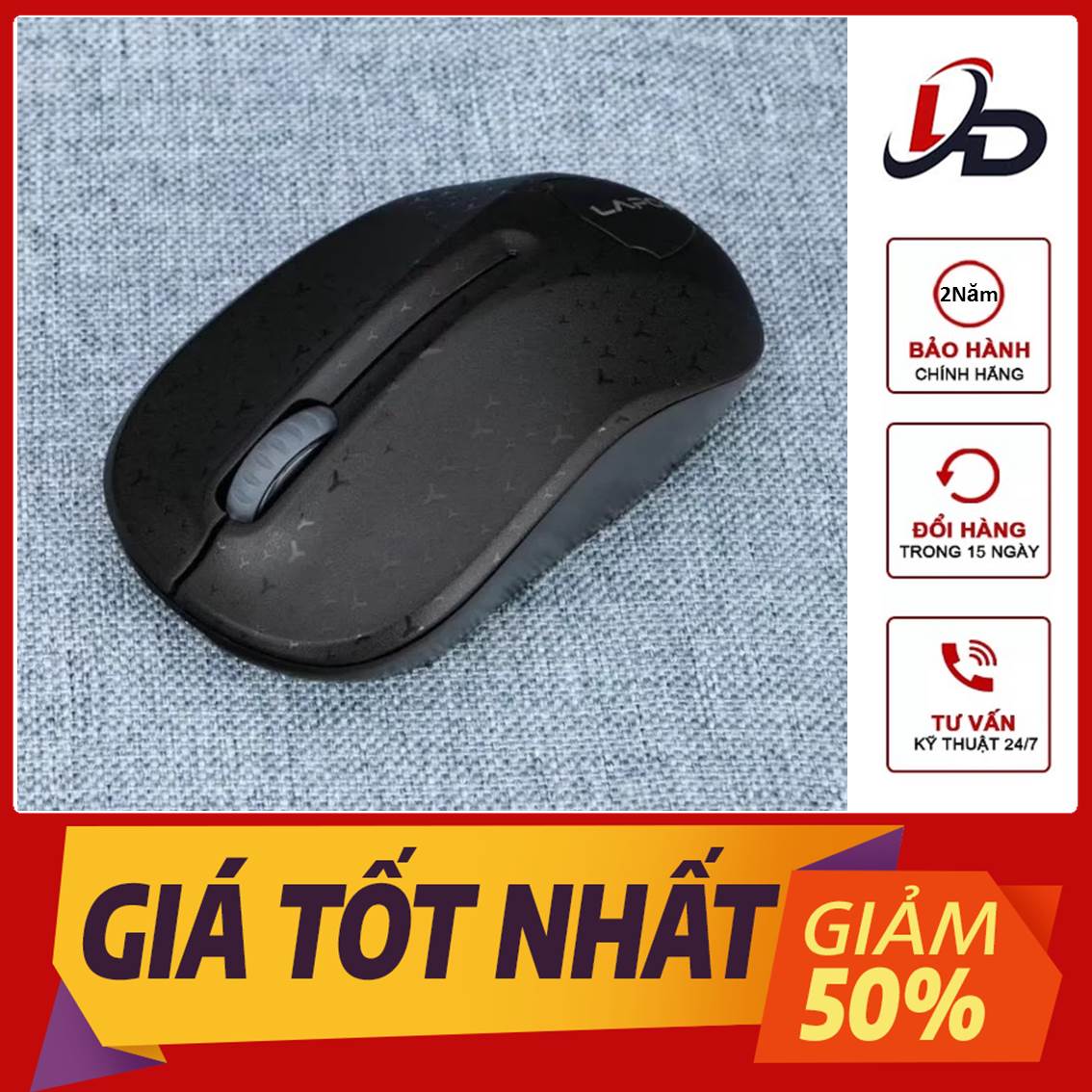 Chuột vi tính không dây lapop rm40 cao cấp - kết nối không dây 2.4ghz với khoảng cách lên tới 15m