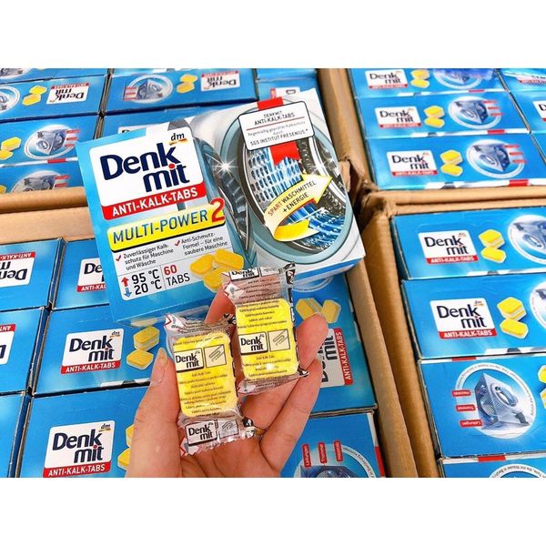 Tách lẻ - Viên tẩy lồng máy giặt Denkmit