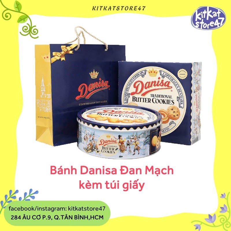 BÁNH DANISA ĐAN MẠCH CÓ TÚI GIẤY