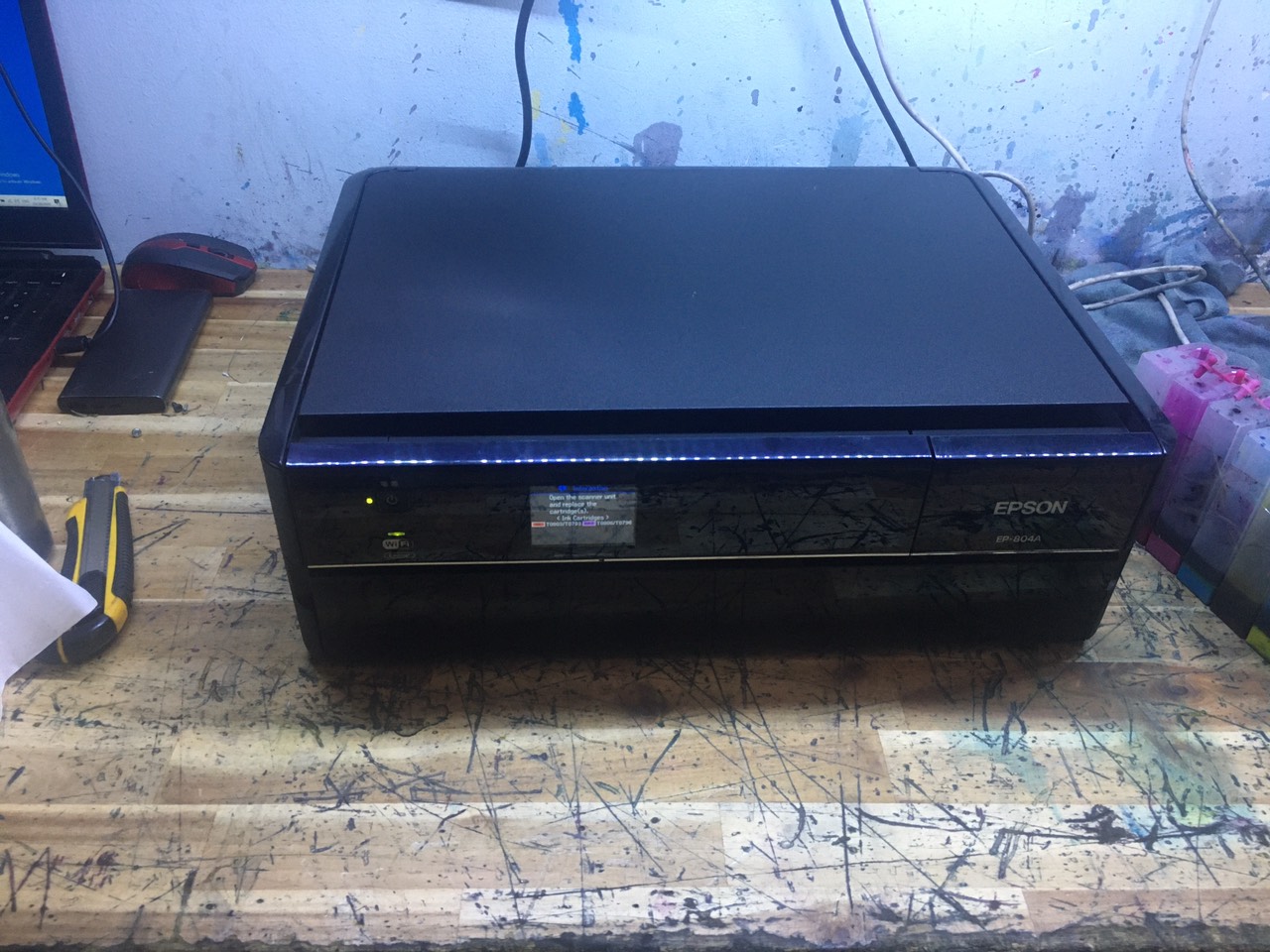 Máy in Epson 804a - chuyên in ảnh thẻ - đa năng scan wifi