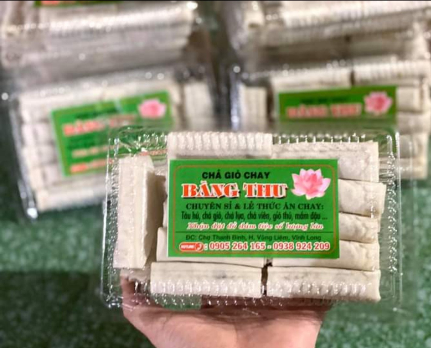 Chả giò chay băng thư - chả giò chay 5 hộp