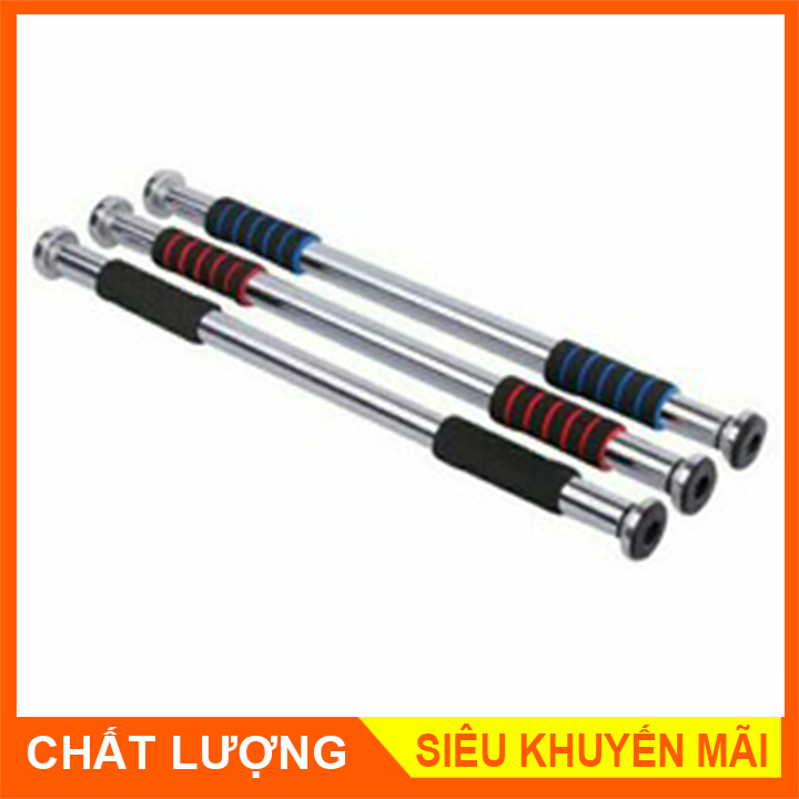 Xà đơn gắn tường, xà đơn gắn cửa thông minh loại 80cm - 130cm