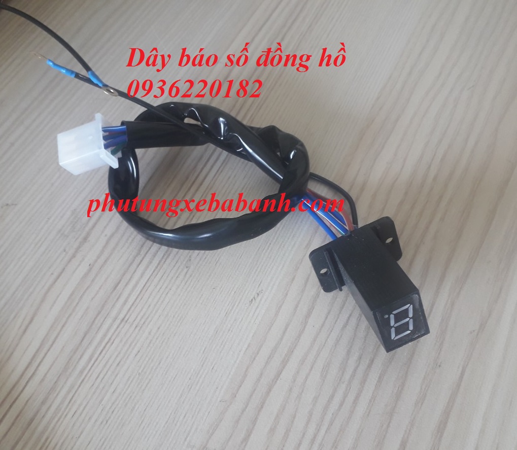 Đồng hồ báo số xe ba gác