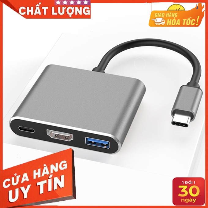 Hub chuyển đổi usb type-c sang usb 3.0/hdmi-type c