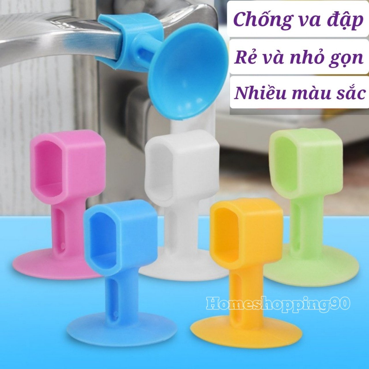 Nút cao su tay nắm cửa hút chân không chống va đập