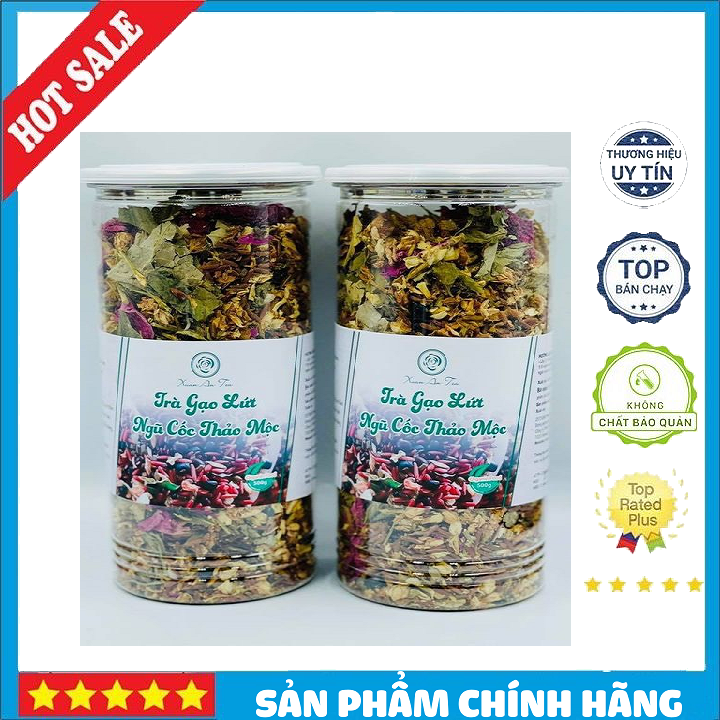Trà gạo lứt ngũ cốc thảo mộc thượng hạng- trà gạo lứt cung đình cao cấp