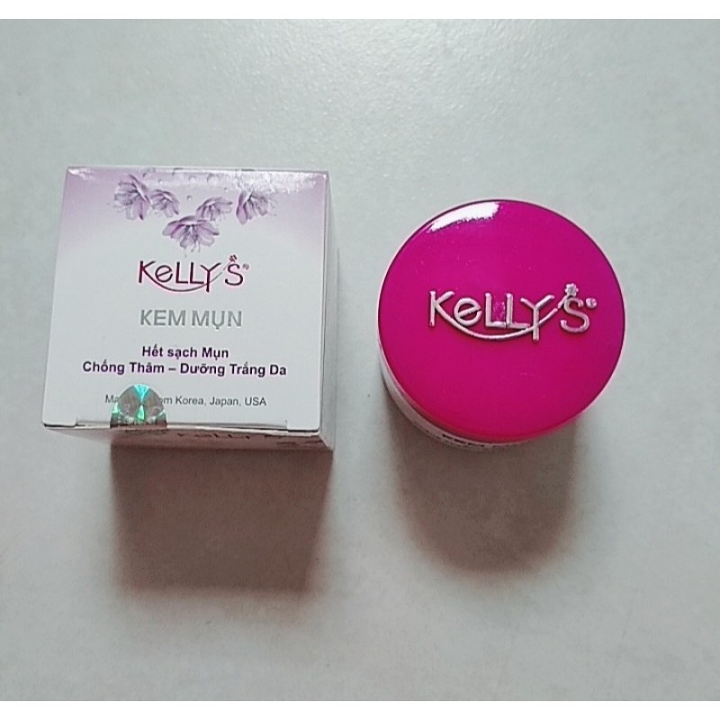 Kem mụn - chống thâm - dưỡng trắng Kelly’s 12g