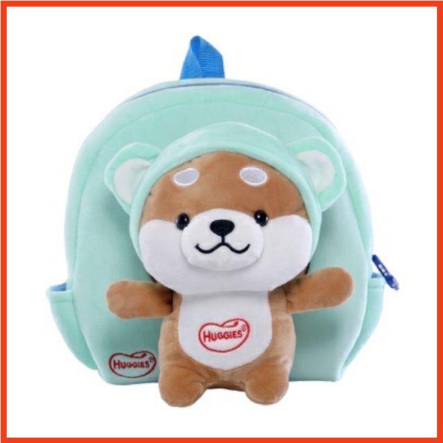 Balo Trẻ Em ⚜️FREESHIP⚜️Balo Hình Thú Huggies Đáng Yêu Cho Bé 40cm x 30cm x 15cm