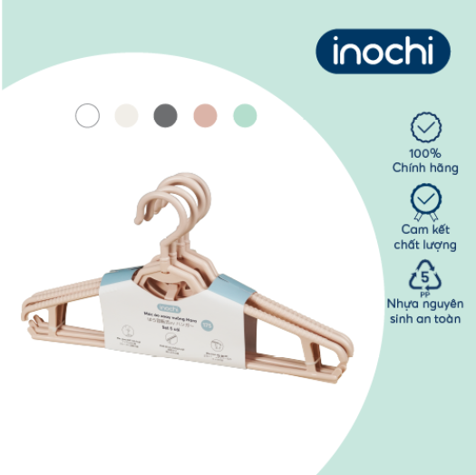 Móc treo quần áo nhựa đa năng treo Hara Inochi