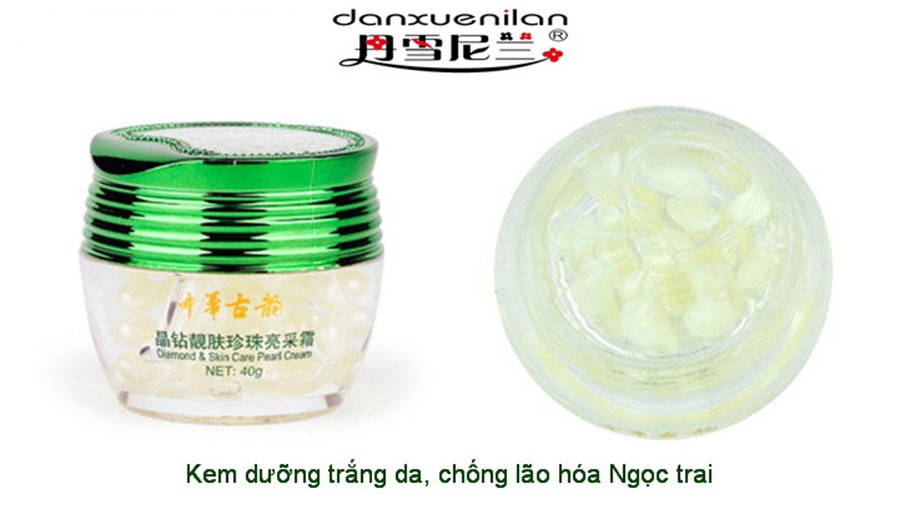Kem dưỡng ngọc trai hoàng cung xanh, phục hồi da hư tổn, dưỡng da trắng sáng chống lão hóa, kem ngọc trai hoàng cung - kem hoàng cung