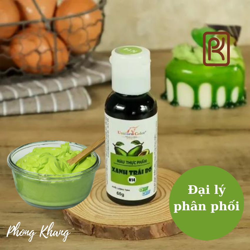 Màu thực phẩm làm bánh Unicorn xanh trái bơ 60gr