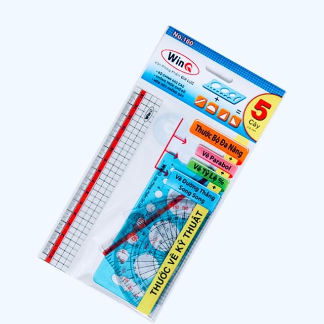 Thước bộ đa năng 5 cây winq