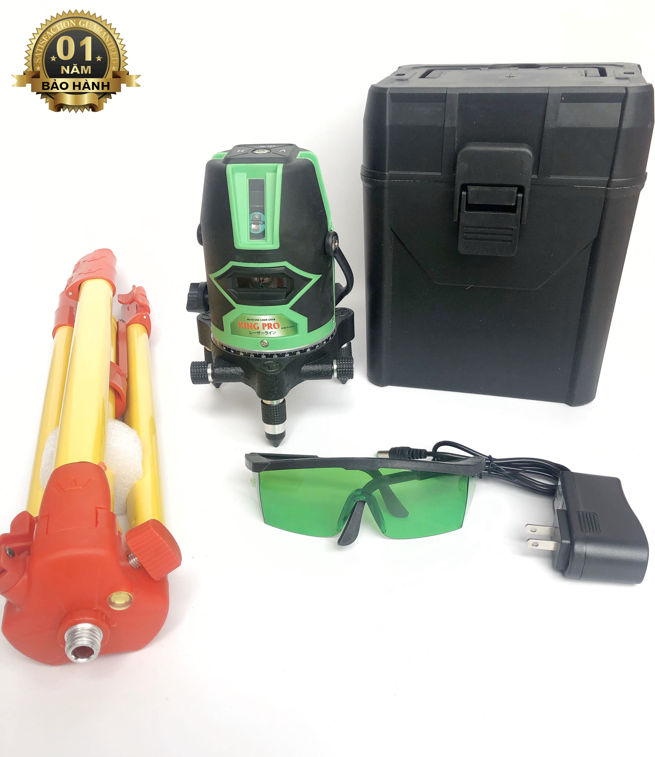 Máy laser KING PRO 5 tia xanh nét ( kèm chân máy 1m2)