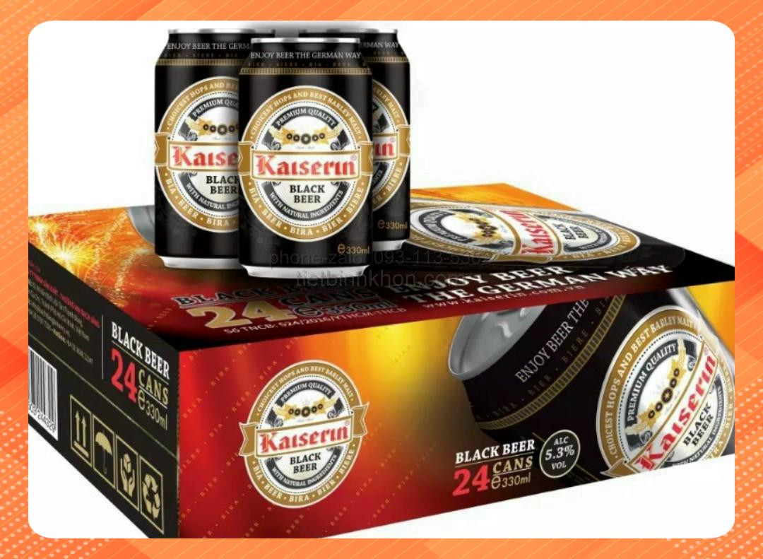 Bia kaiserin black thương hiệu đức