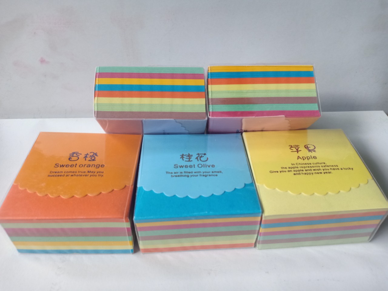 [HCM]Combo 5 xấp (2000 tờ) xếp con hạc giấy.Giấy thơm