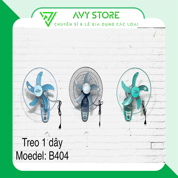 Quạt treo tường b4 điện cơ siêu mát không ồn tiết kiệm điện
