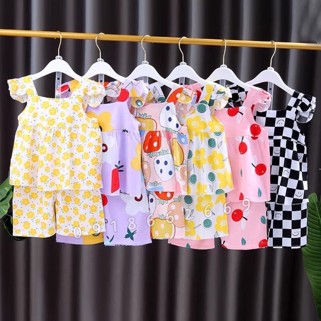 Bộ lanh cộc bé gái dành cho bé 5 -20 kg