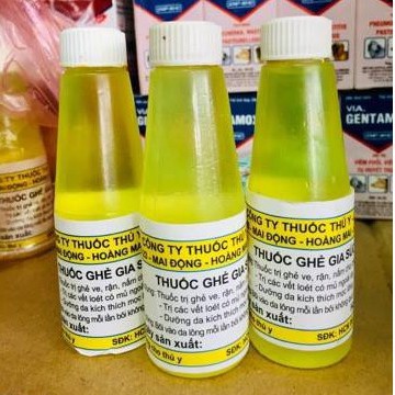 Thuốc nước trị ghẻ, ve rận cho chó mèo lọ 50ml