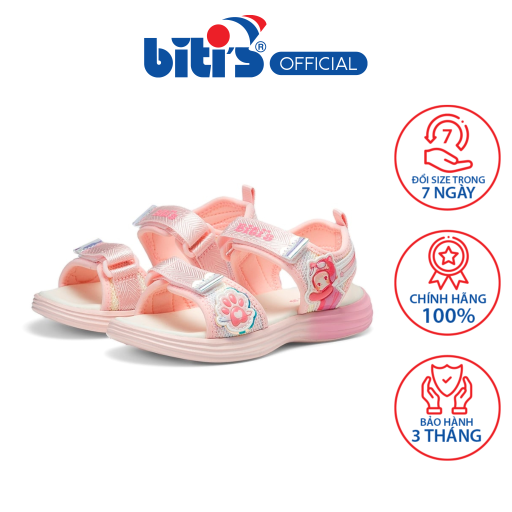 Sandal Biti's Bé Gái Màu Hồng BEG000400HOG
