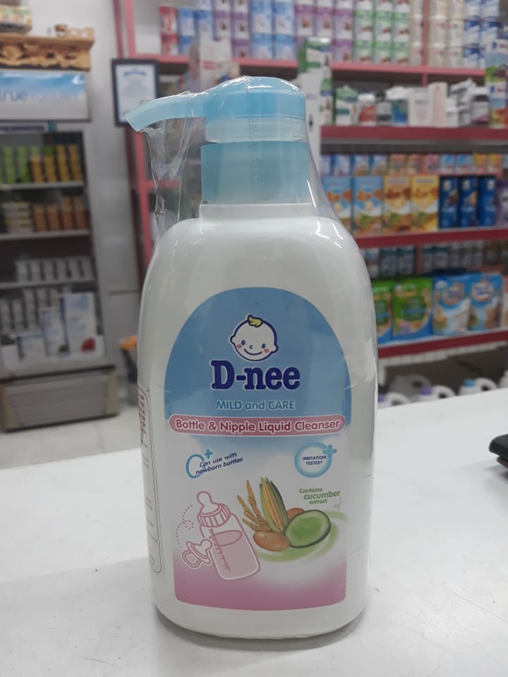 Nước rửa bình D-nee siêu sạch, chai 500ml