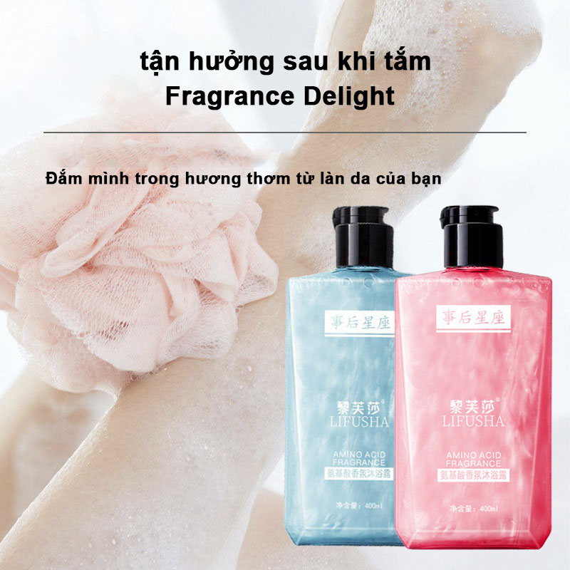 Sữa tắm cát lún 400ml Lưu hương liên tục trong 24 giờ Tắm & Chăm Sóc Cơ Thể Sữa tắm hương thơm dịu nhẹ chống ve dưỡng ẩm làm trắng da Shuhua