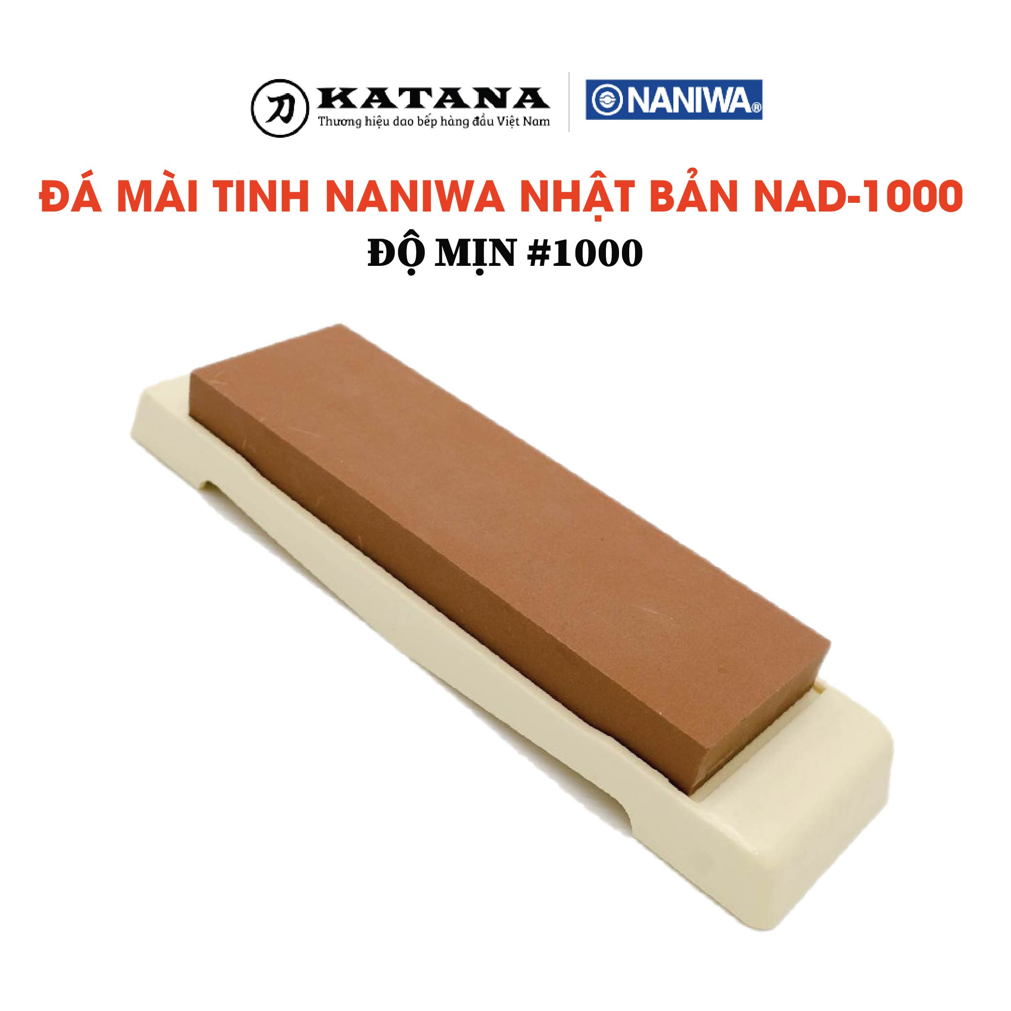 Đá mài tinh naniwa #1000 kèm mài phẳng - nad 1000