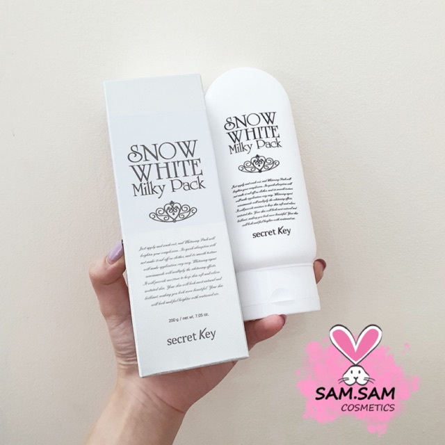 Kem Tắm Trắng Mặt Và Toàn Thân Snow white Milky Pack