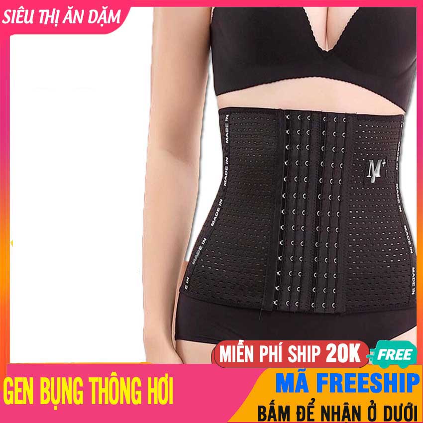 Gen Nịt Bụng Giảm Mỡ Thông Hơi Cao Cấp, Có 6 Nấc Điều Chỉnh, 4 Thanh Chống Cuộn - Đai Nịt Bụng, Dai Nit Bung, Ghen Nit Bụng, Ren Nịt Bụng, Đai Nâng Bụng, Đai Nịch Bủng Giảm Mỡ - Gen Bụng Thông Hơi - BTT00685