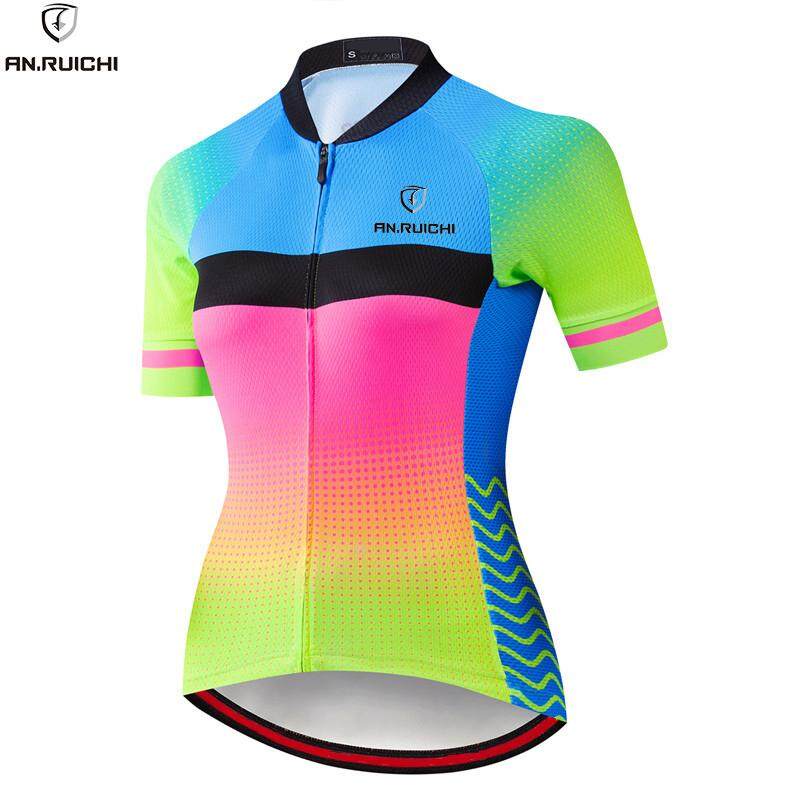 New NEW Women Cycling Jerseys Bicycle Clothes Summer Cycling Bike Wear Cycling Jersey Motorcycle Jerseys Motocross Sportwear Clothing Cycling Bicycle Outdoor Long Sleeves