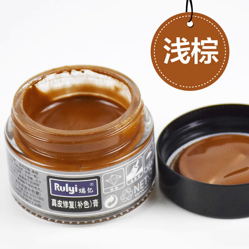 -A30ml da sửa chữa vết bẩn kem 8 màu giày đánh bóng da đen túi SOFA đổi mới sửa chữa vết xước đặc biệt