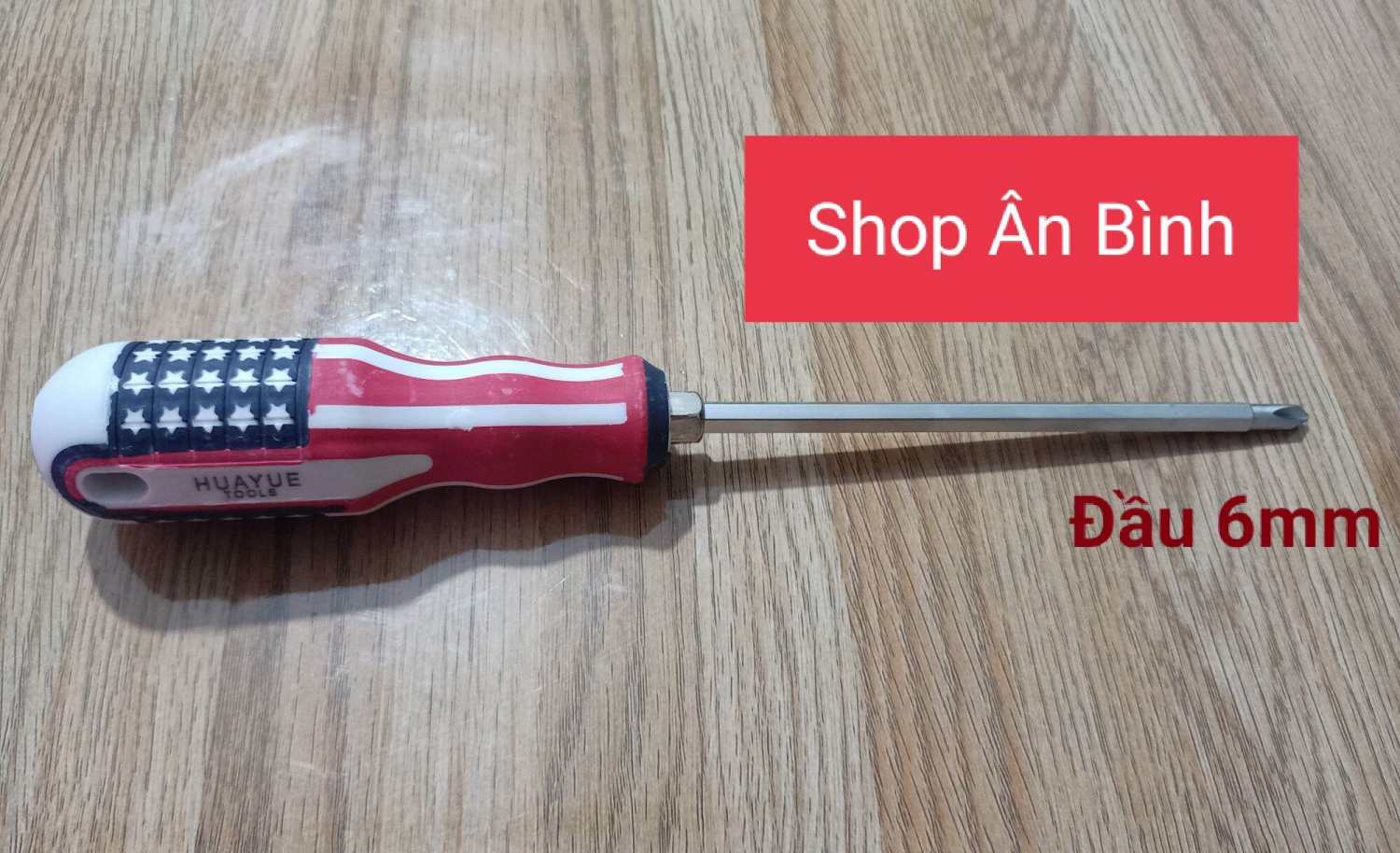 Tô vít mỹ 6 li 2 đầu bake và dẹp