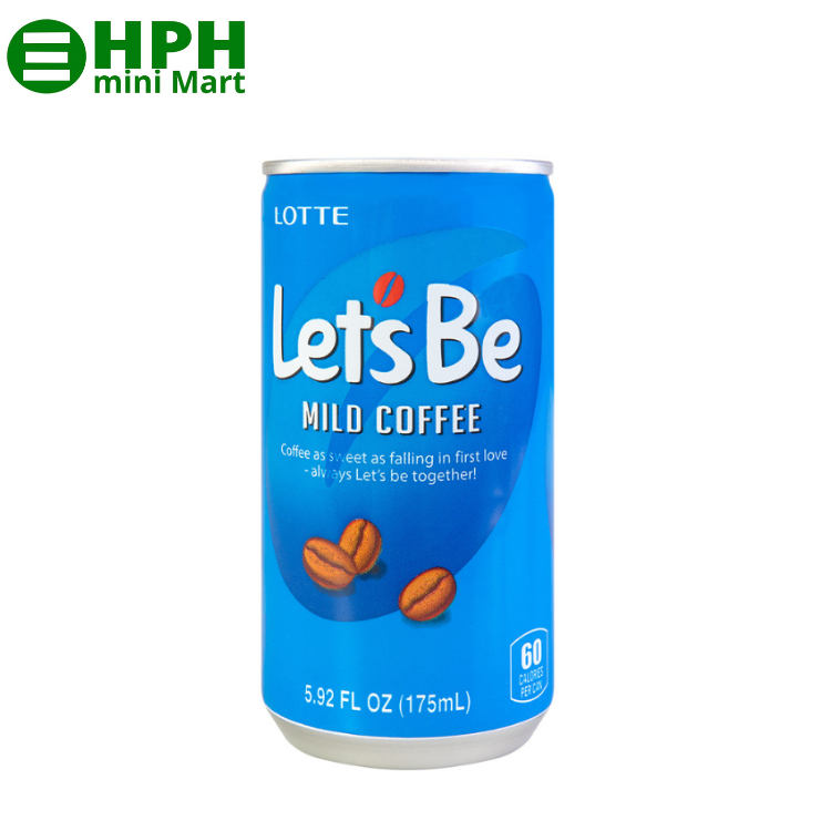 Cà phê Let's be mocha Latte 175ml Lotte Hàn quốc