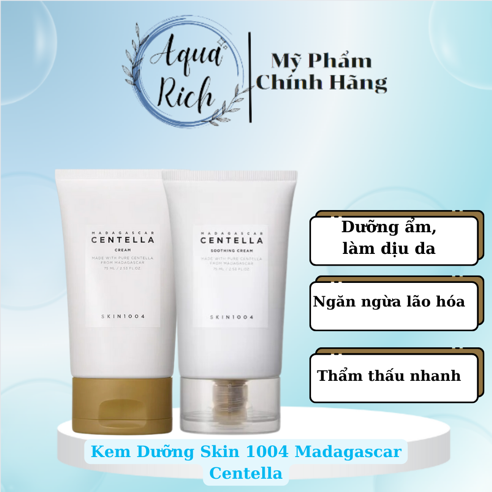 Kem Dưỡng Da Chiết Xuất Rau Má Skin1004 Madagascar Centella Cream 30ml 75ml