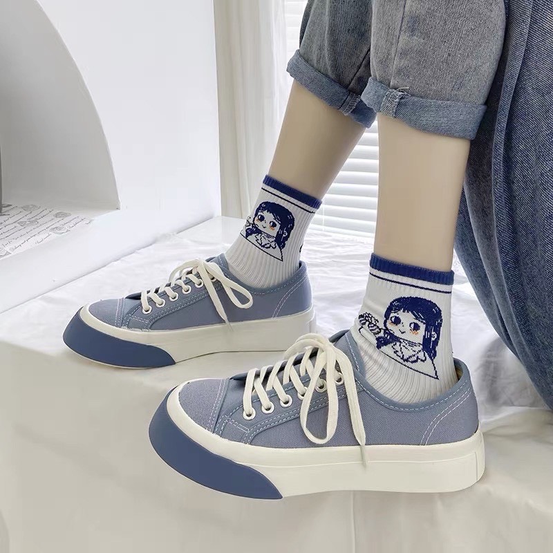 Giày nữ sắc màu hàn quốc kiểu dáng nữ tính trẻ trung hót TREND