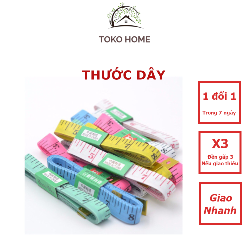 Thước Dây 1.5m Đo Chiều Cao Trẻ Em Đo Chỉ Số Ba Vòng