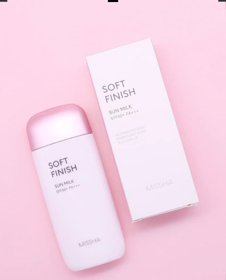 Kem chống nắng Missha All-around Safe Block Soft Finish Sun Milk SPF50+/PA+++