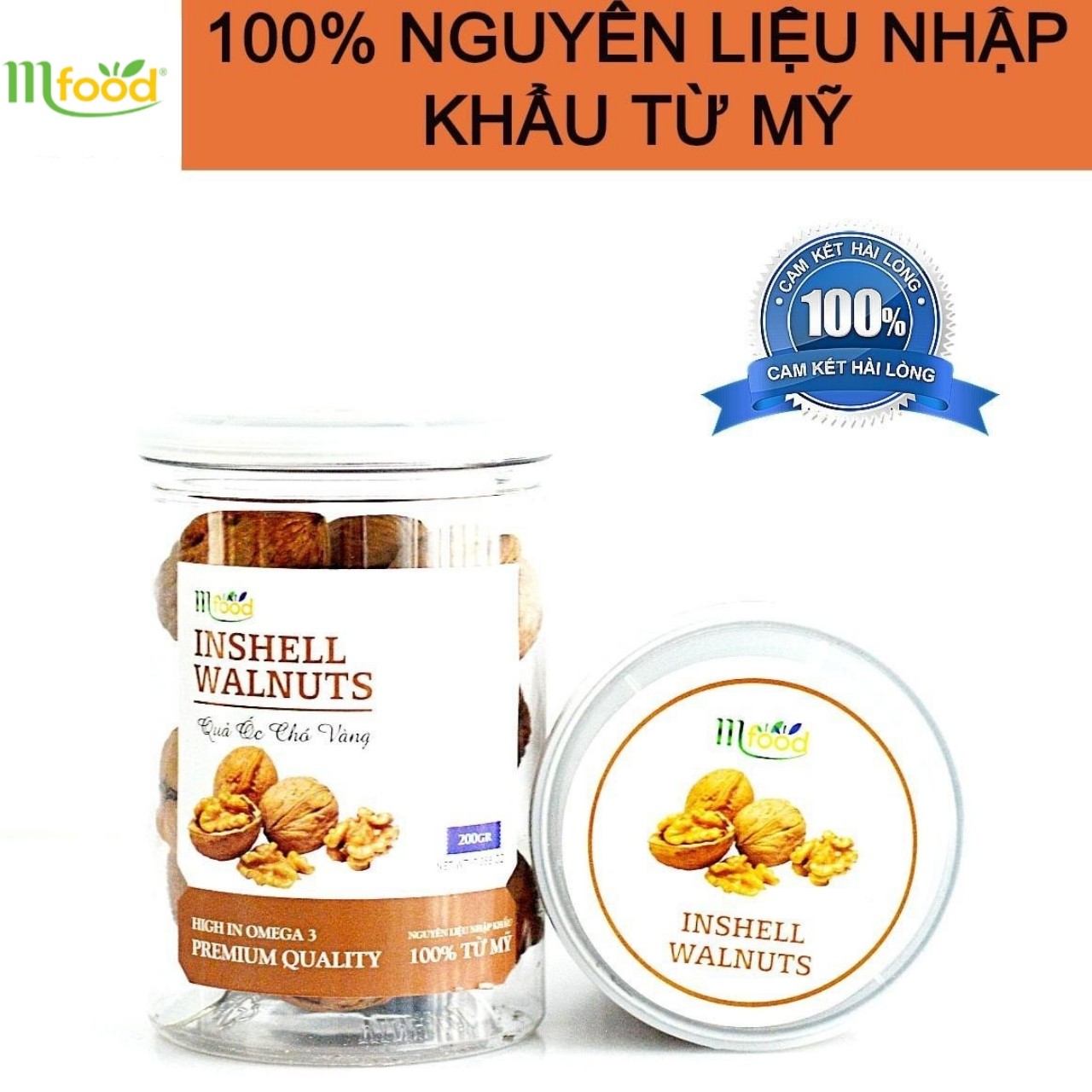 [HCM]Quả Óc Chó Hủ Mfood 200G Nhập Khẩu 100% Từ Mỹ