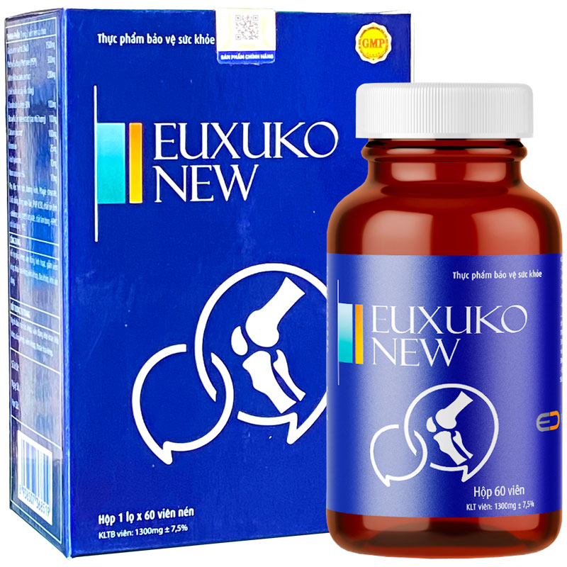 Euxuko New, hỗ trợ giúp khớp vận động linh hoạt, hỗ trợ giảm viêm khớp