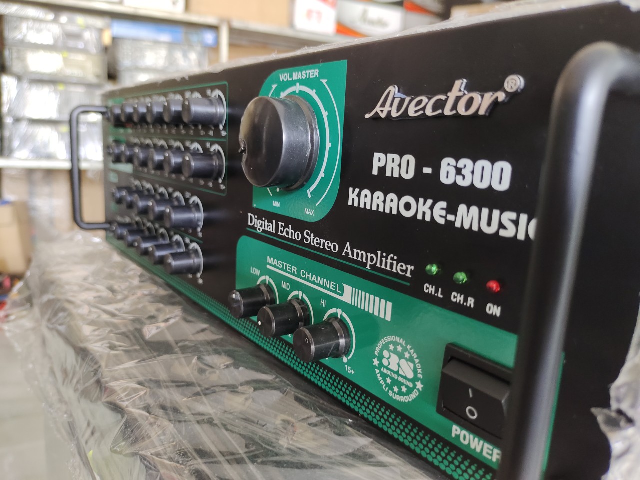 Ampli karaoke gia đình Amply nghe nhạc AVECTOR PA 6300 Giảm giá cực rẻ.