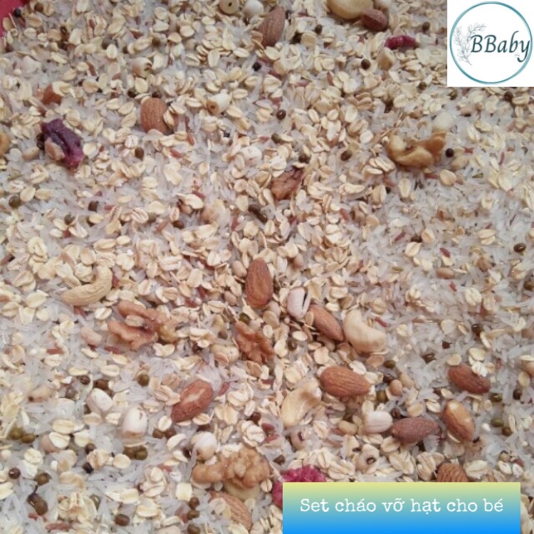 500gr Bột Ăn Dặm Cán Vỡ / Cháo Hạt Vỡ Cho Bé Từ 8 Tháng