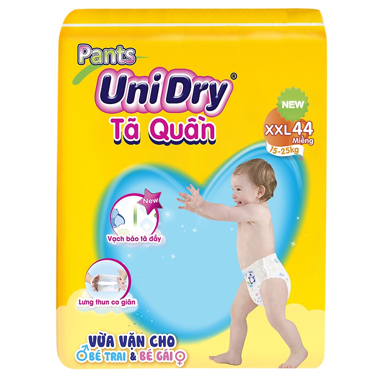 [HCM]Tã quần Unidry cho bé đủ size M60/L54/XL48/XXL44