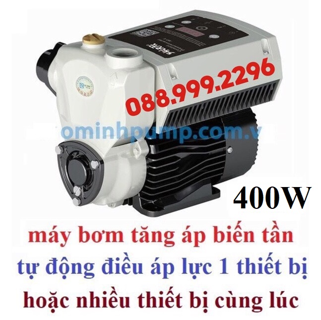 Máy bơm tăng áp biến tần điều chỉnh tốc độ shirai 400w - jlm 400ap