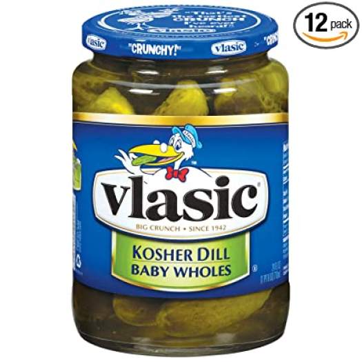 Dưa chuột Vlasic Kosher Dill Baby Wholes 473ml