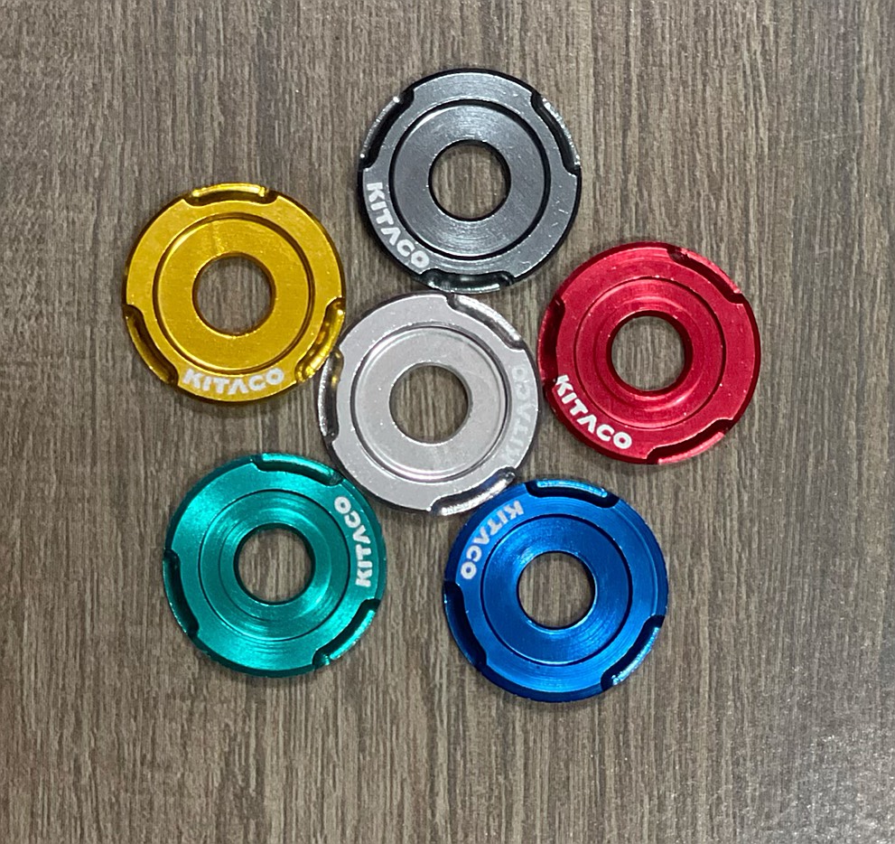 Lông Đền Nhôm KITACO nhiều màu 6li sử dụng cho ốc salaya, ốc titan g5