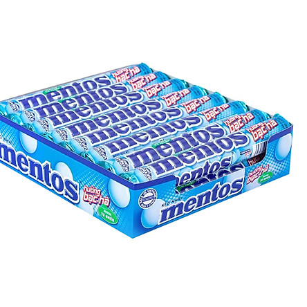 Combo 5 thỏi kẹo Mentos Bạc hà siêu thanh mát