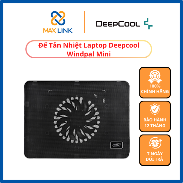 Đế Tản Nhiệt Laptop Deepcool Windpal Mini - Hàng Chính Hãng