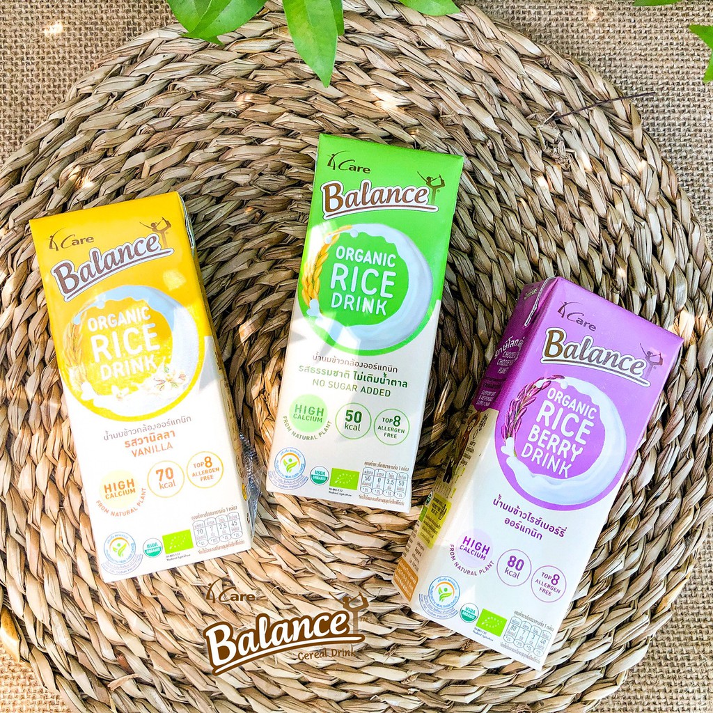 Sữa gạo hữu cơ 4care balance 180ml - giftlife