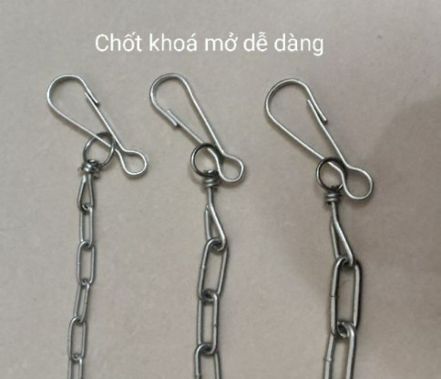 Dây xích chó mèo sắt xi loại tốt 1.5 mét