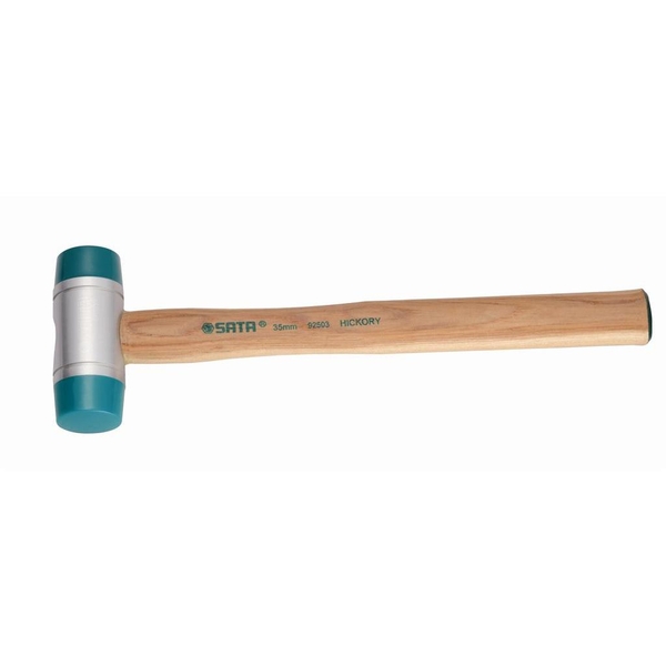 Búa nhựa cán gỗ 22mm/160gđầu búa bằng hợp kim nhôm có thể thay thế tay cầm bằng gỗ hickory bền sata 92501